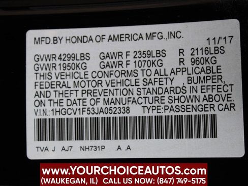 Used 2018 Honda Accord EX-L image 34