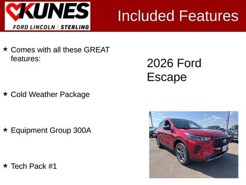 New 2026 Ford Escape ST-Line w/ Tech Pack #1 image 4