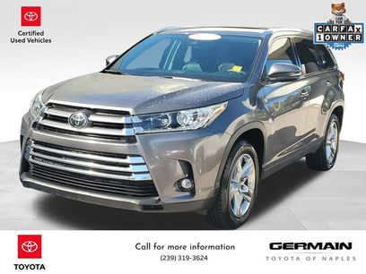 Certified 2019 Toyota Highlander Limited