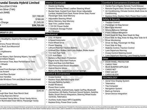 New 2025 Hyundai Sonata Limited image 13
