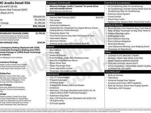 Used 2023 GMC Acadia Denali w/ Denali Technology Package image 34