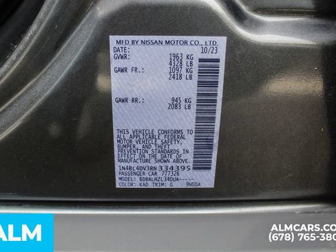 Used 2024 Nissan Altima 2.5 SV FWD image 38