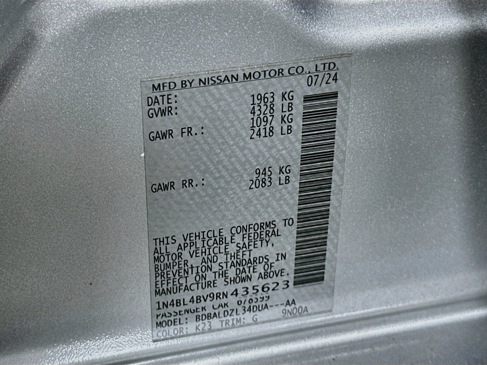 Used 2024 Nissan Altima 2.5 S FWD image 12