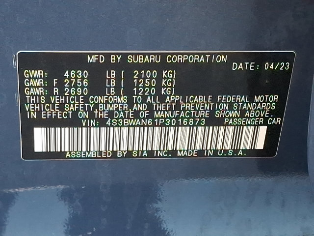 Certified 2023 Subaru Legacy Limited AWD/4WD image 27
