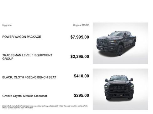 Used 2025 RAM 2500 Tradesman w/ Power Wagon Package AWD/4WD image 3
