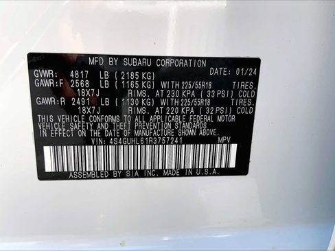 Certified 2024 Subaru Crosstrek 2.5i Limited AWD/4WD image 33