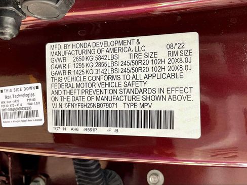 Used 2022 Honda Pilot Special Edition image 35