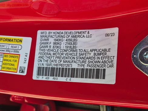 Certified 2023 Honda Civic Sport Touring image 35
