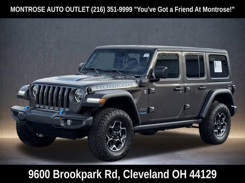 Used 2022 Jeep Wrangler Unlimited Rubicon 4xe w/ Cold Weather Group image 8