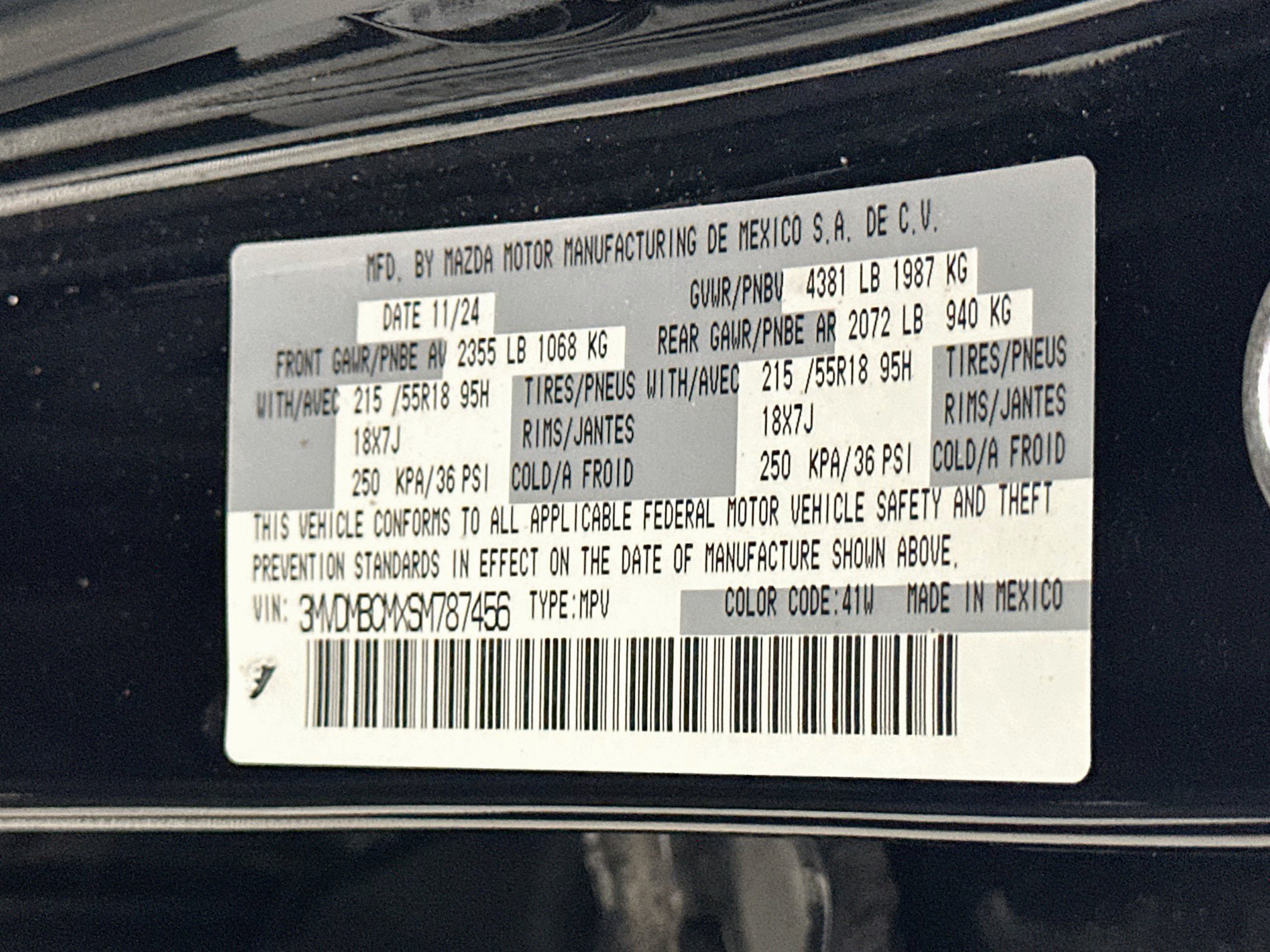 Used 2025 MAZDA CX-30 AWD 2.5 S w/ Preferred Package image 11