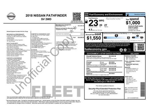 Used 2018 Nissan Pathfinder SV image 35
