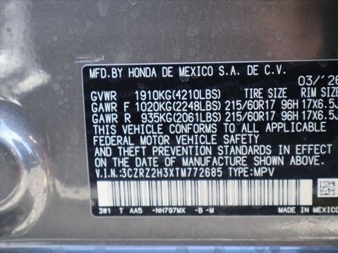 New 2026 Honda HR-V LX image 29