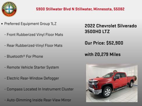 Used 2022 Chevrolet Silverado 3500 LTZ w/ LTZ Convenience Package image 10