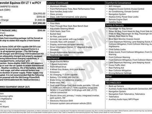 New 2026 Chevrolet Equinox EV LT w/ Midnight Package FWD image 2