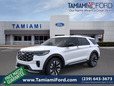 New 2026 Ford Explorer Platinum w/ LUX Leather Package AWD/4WD image 1