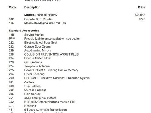 Used 2018 Mercedes-Benz GLC 300 GLC 300 image 15