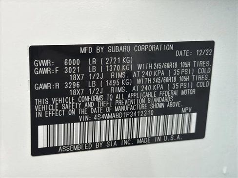 Used 2023 Subaru Ascent Premium image 28