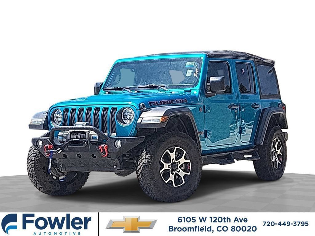 Used 2020 Jeep Wrangler Unlimited Rubicon w/ Cold Weather Group AWD/4WD image 1