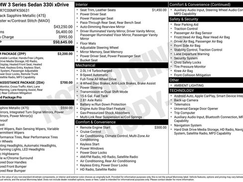 Used 2021 BMW 330i xDrive Sedan w/ Premium Package image 38