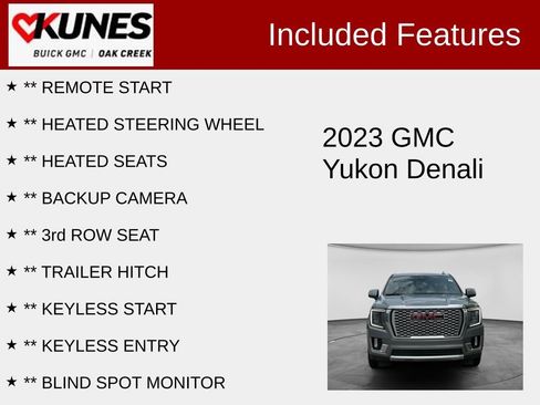 Used 2023 GMC Yukon Denali AWD/4WD image 2