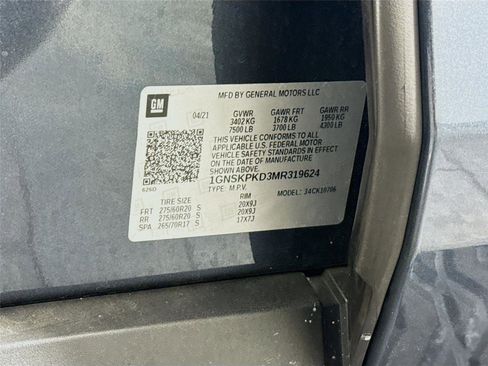 Used 2021 Chevrolet Tahoe Z71 w/ Luxury Package AWD/4WD image 40