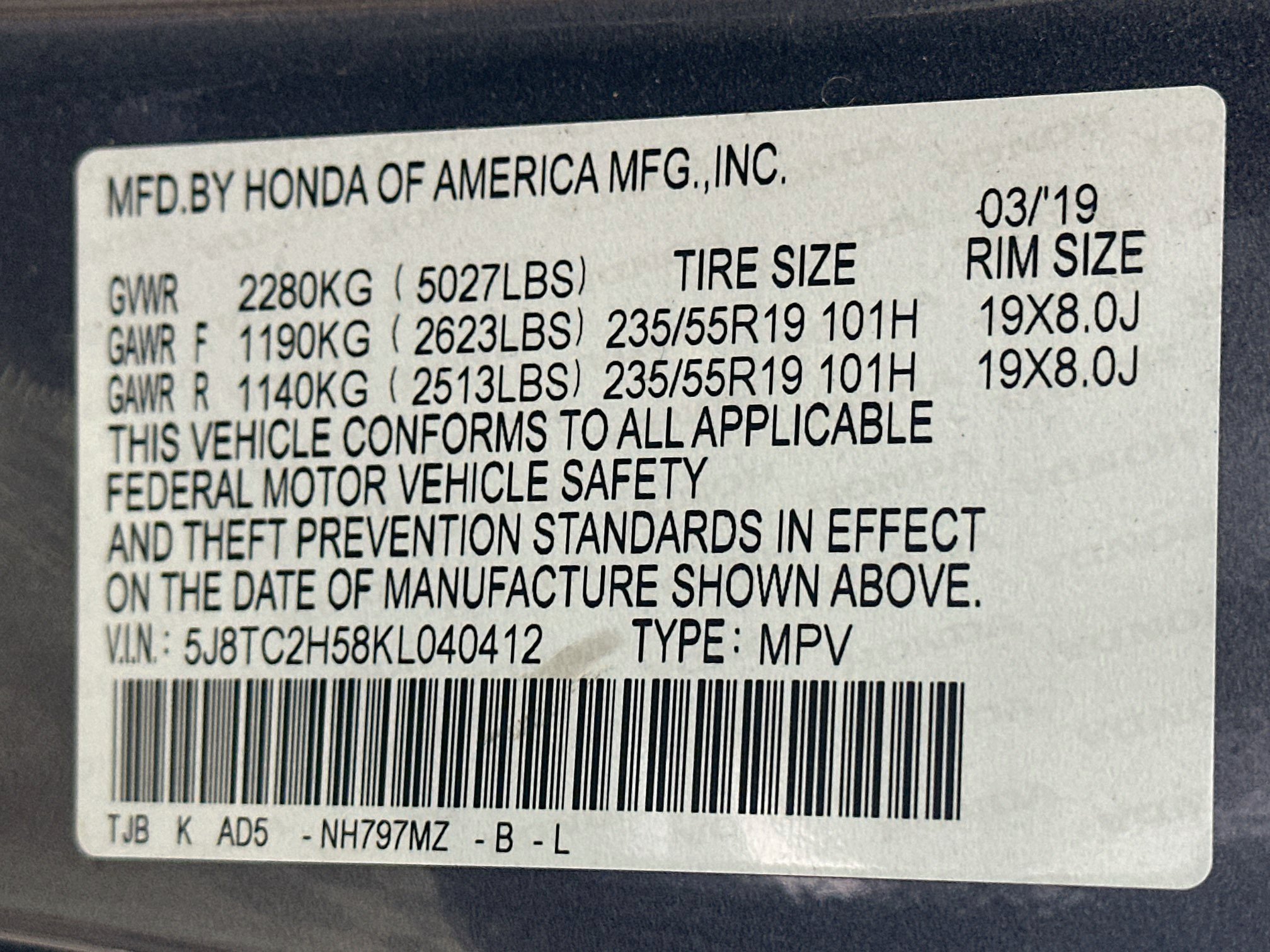 Used 2019 Acura RDX w/ Technology Package AWD/4WD image 12