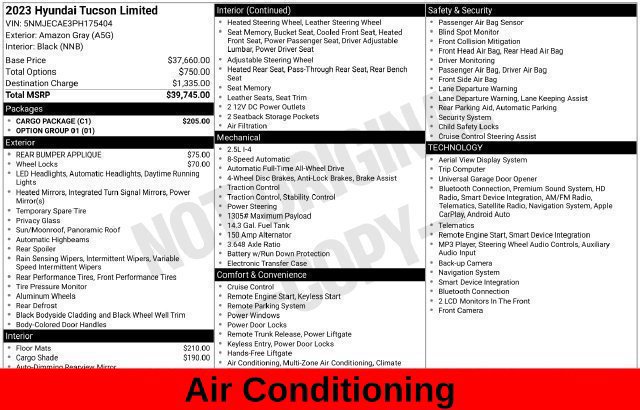 Used 2023 Hyundai Tucson Limited w/ Cargo Package AWD/4WD image 23