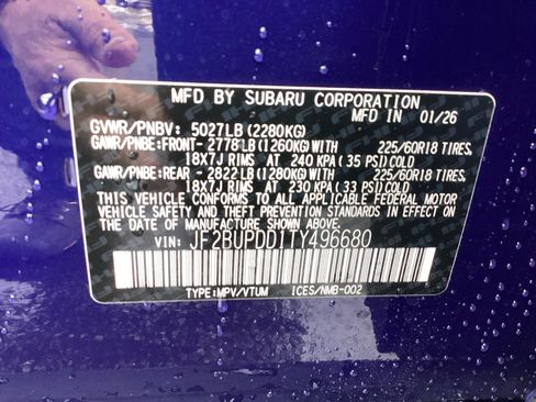 New 2026 Subaru Outback Limited AWD/4WD image 16