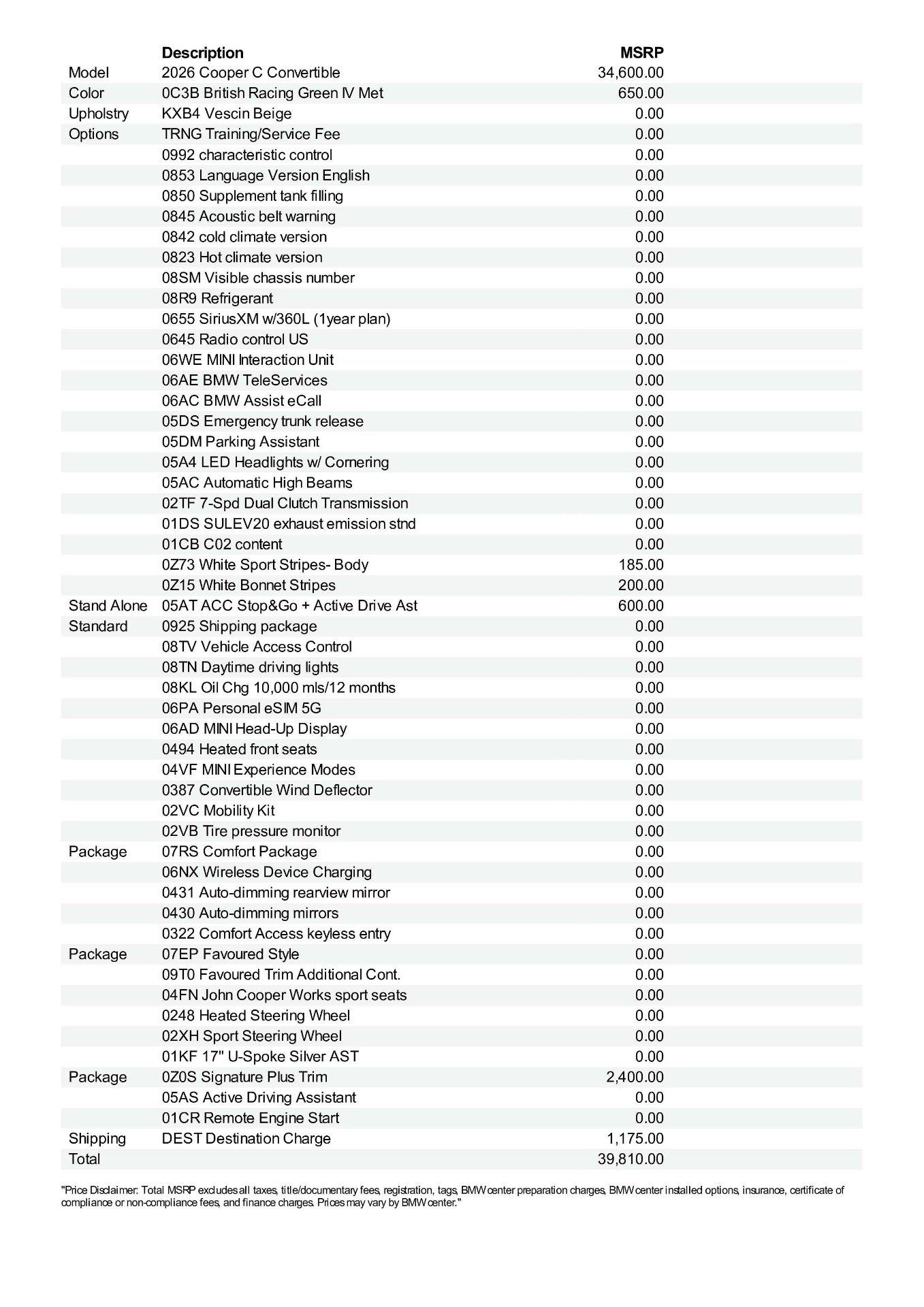 Certified 2026 MINI Cooper Convertible FWD image 12
