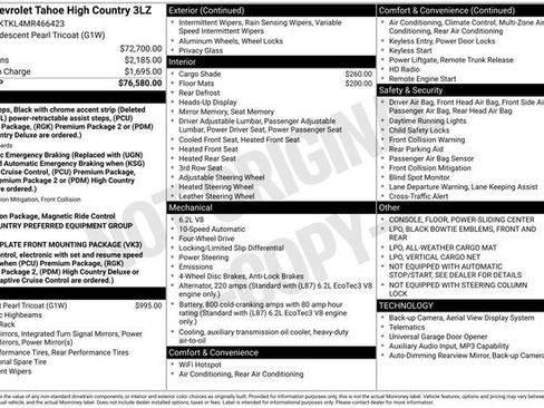 Used 2021 Chevrolet Tahoe High Country image 9