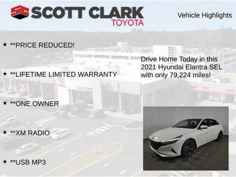 Used 2021 Hyundai Elantra SEL w/ Convenience Package FWD image 13