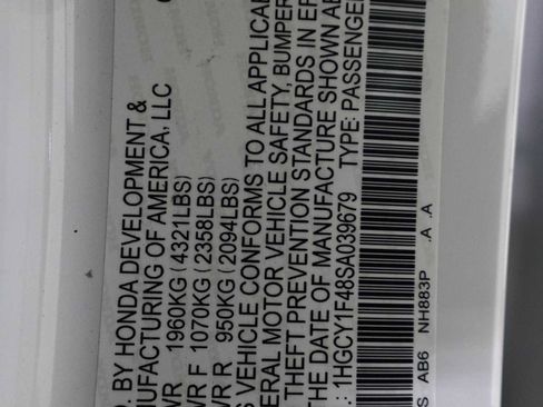 Certified 2025 Honda Accord SE image 30