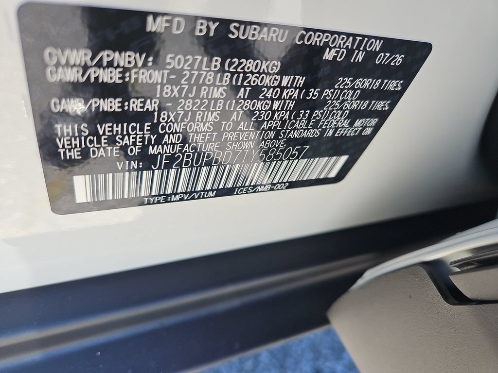 New 2026 Subaru Outback Premium AWD/4WD image 23