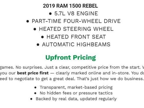 Used 2019 RAM 1500 Sport w/ Level 2 Equipment Group AWD/4WD image 2