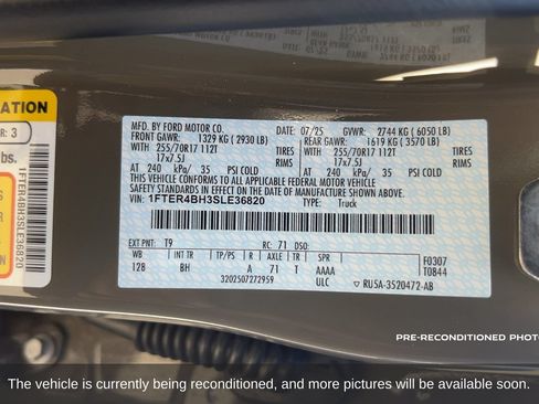 Used 2025 Ford Ranger XL w/ Trailer Tow Package RWD image 19