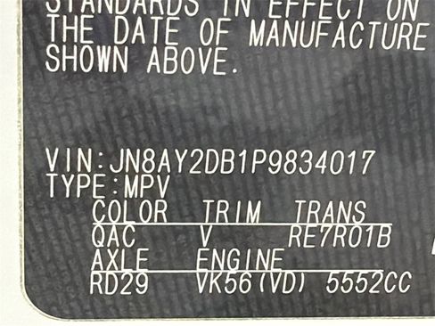 Used 2023 Nissan Armada Platinum w/ Captain's Chairs Package image 35