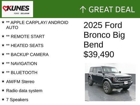 Used 2025 Ford Bronco Big Bend image 2