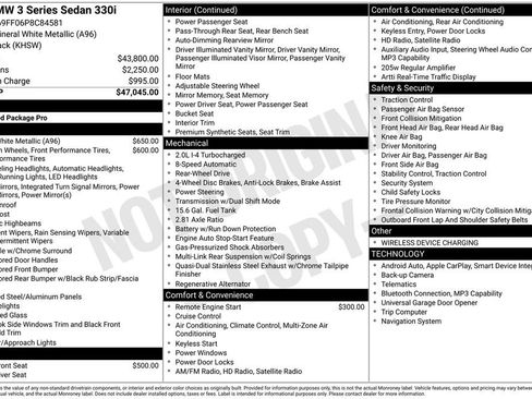 Used 2023 BMW 330i Sedan RWD image 38