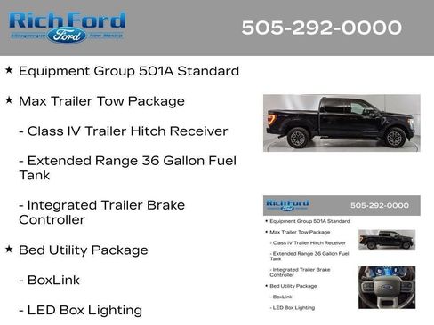 Certified 2023 Ford F150 Lariat w/ Max Trailer Tow Package AWD/4WD image 40