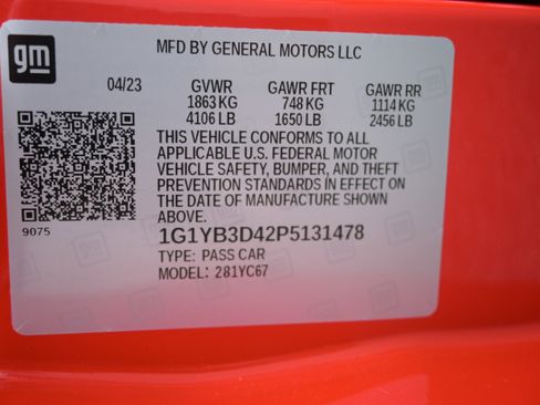 Used 2023 Chevrolet Corvette Stingray Preferred Conv w/ 2LT image 19