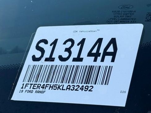 Used 2019 Ford Ranger Lariat w/ Equipment Group 501A Mid image 31