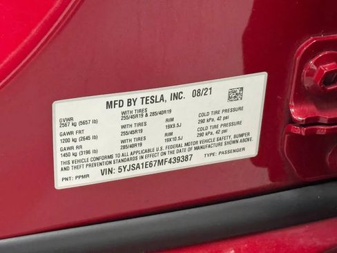 Used 2021 Tesla Model S Plaid AWD/4WD image 50