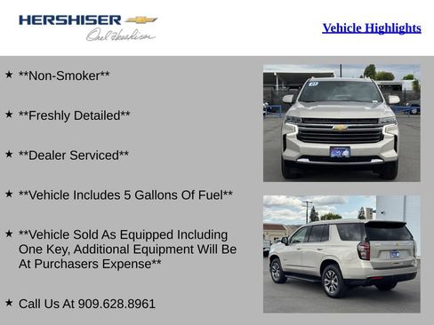 Used 2023 Chevrolet Tahoe LT w/ Luxury Package RWD image 2