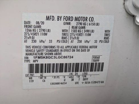 Used 2020 Ford Explorer ST w/ ST Street Pack AWD/4WD image 15