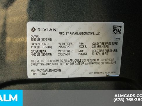 Used 2022 Rivian R1T Launch Edition image 33