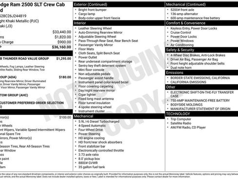 Used 2006 Dodge Ram 2500 Truck SLT image 2