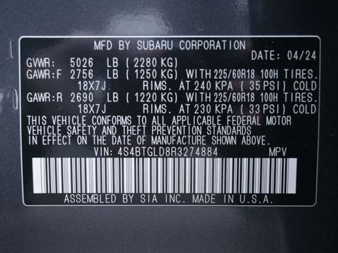 Used 2024 Subaru Outback Onyx Edition XT image 18