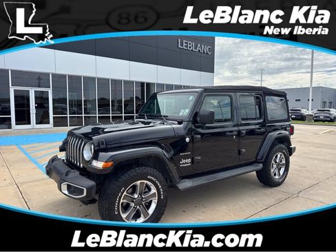 Used 2021 Jeep Wrangler Unlimited Sahara AWD/4WD image 1