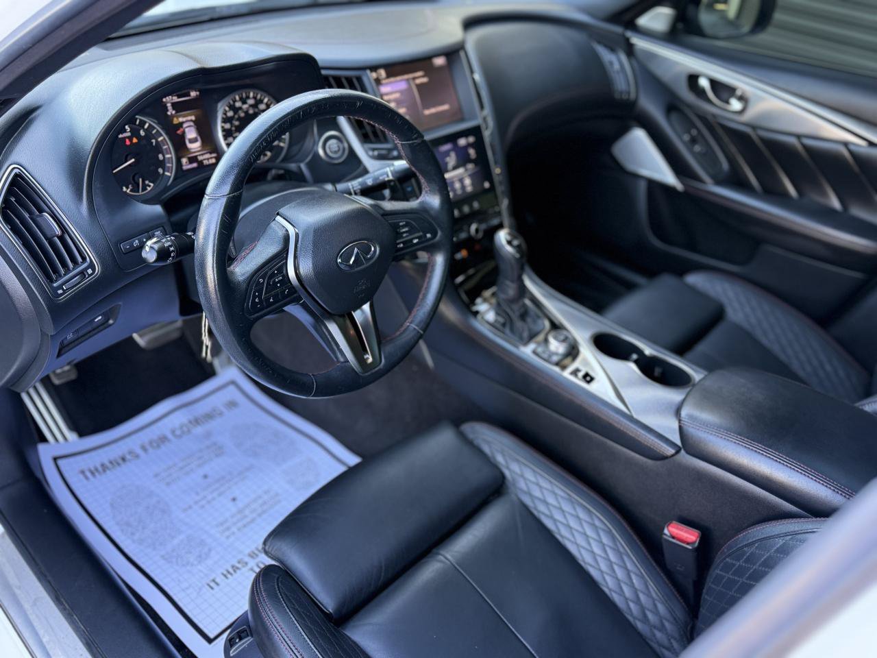 Used 2018 INFINITI Q50 Red Sport 400 w/ Sensory Package (Sport) RWD image 11