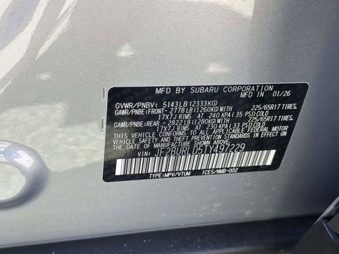 New 2026 Subaru Outback Wilderness AWD/4WD image 13